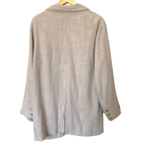 FREE PEOPLE We The Free Beckett Boyfriend Linen Blend Blazer, Size M - Picture 4 of 13